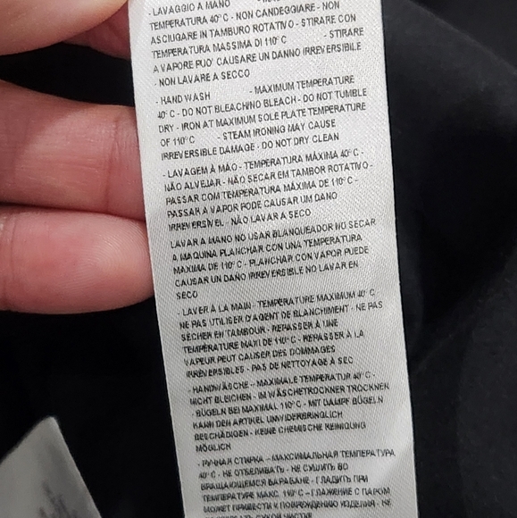 A|X Armani Exchange Dress Womens 6 Black A-Line Flare V Neck Cocktail Sleeveless - Picture 9 of 9